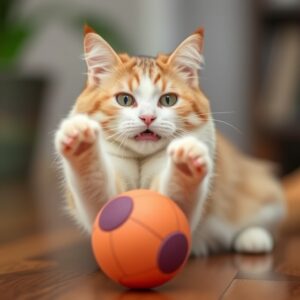 How much playtime does a cat need daily?