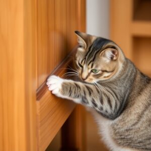 How to stop a cat from scratching furniture