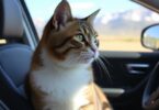 How to travel with a cat in a car