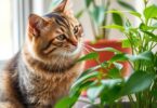 How to stop cats from eating houseplants